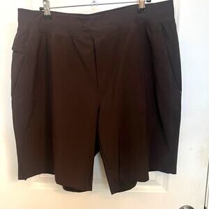 Lululemon License To Train Linerless 9.5” Short XXL Brown Athleisure Sporty Gym